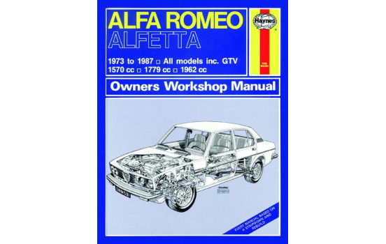 Haynes verkstadsmanual Alfa Romeo Alfetta 1973-1987 klassiskt omtryck