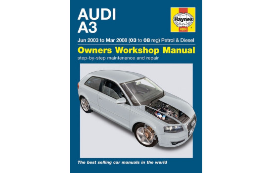 Haynes Workshop manual Audi A3 bensin och diesel (juni 03 - mars 08)