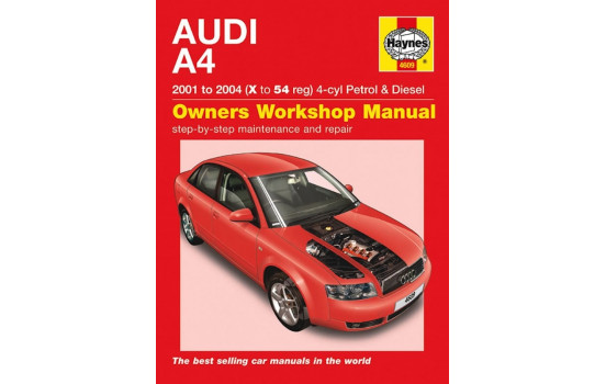 Haynes Workshop manual Audi A4 bensin och diesel (2001-2004)