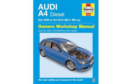 Haynes Workshop manual Audi A4 diesel (mars 2008-okt 2015)