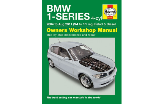 Haynes Workshop manual BMW 1-serie 4-cyl bensin och diesel (2004 - aug 2011)