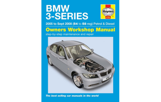 Haynes Workshop manual BMW 3-serie bensin och diesel (2005 - Sept 2008)