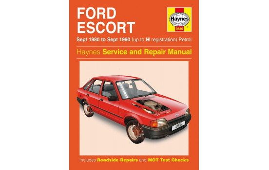Haynes Workshop manual Ford Escort bensin (september 1980-september 1990)