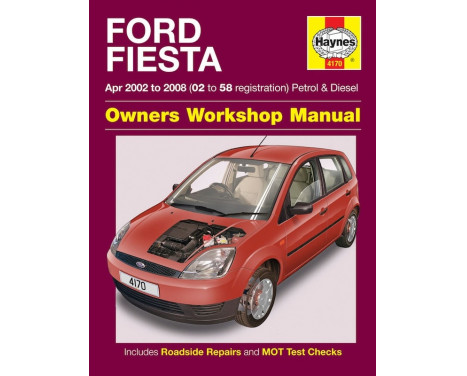 Haynes Workshop manual Ford Fiesta bensin och diesel (april 2002 - 2008)