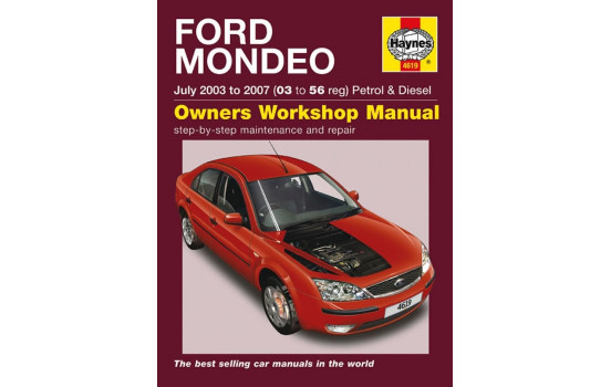 Haynes Workshop manual Ford Mondeo bensin och diesel (Jul 2003-2007)