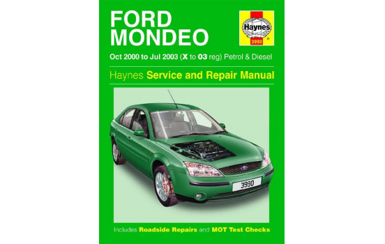 Haynes Workshop manual Ford Mondeo bensin och diesel (okt 2000-jul 2003)
