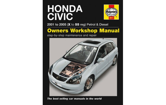 Haynes Workshop manual Honda Civic bensin och diesel (2001-2005)