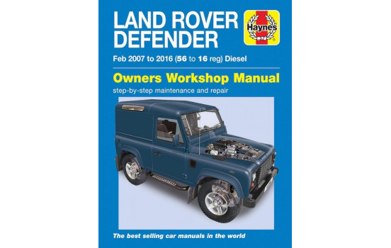 Haynes Workshop Manual Land Rover Defender diesel (feb 2007-2016)