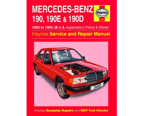 Haynes Workshop Manual Mercedes-Benz 190, 190E & 190D Bensin & Diesel (1983-1993)