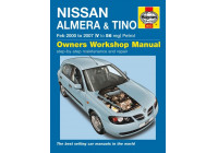 Haynes Workshop manual Nissan Almera & Tino bensin (feb 2000-2007)