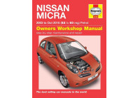 Haynes Workshop manual Nissan Micra (2003-okt 2010)