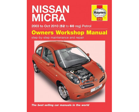 Haynes Workshop manual Nissan Micra (2003-okt 2010)