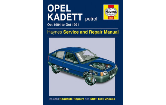 Haynes Workshop manual Opel Kadett bensin (1984-1991)