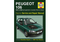 Haynes Workshop manual Peugeot 106 bensin och diesel (1991-2004)
