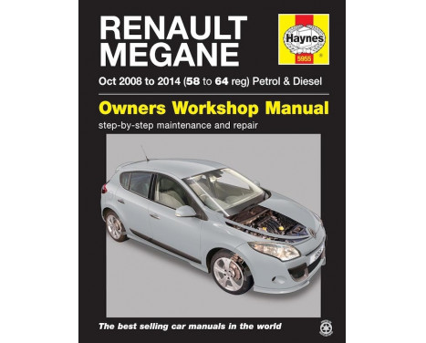 Haynes Workshop manual Renault Megane (okt 2008-2014)