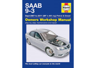 Haynes Workshop manual Saab 9-3 bensin och diesel (2007-2011)