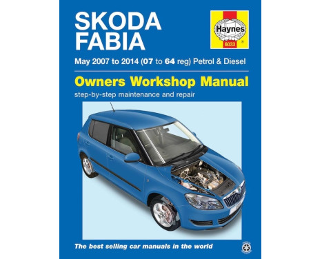 Haynes Workshop manual Skoda Fabia (maj 2007-dec 2014)