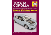 Haynes Workshop manual Toyota Corolla bensin och diesel (2002-2007)