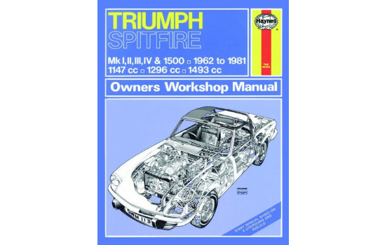 Haynes Workshop manual Triumph Spitfire (1962-1981)