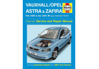 Haynes Workshop manual Vauxhall / Opel Astra & Zafira bensin (februari 1998 - april 2004)
