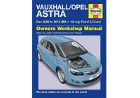 Haynes Workshop manual Vauxhall / Opel Astra (dec 2009-2013)