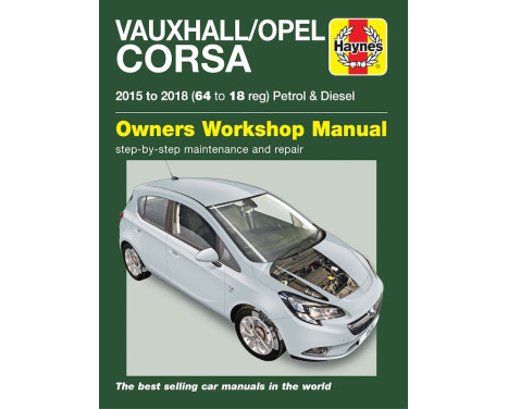 Haynes Workshop manual Vauxhall / Opel Corsa bensin & Diesel (2015-2018)