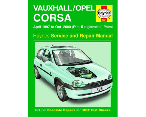 Haynes Workshop manual Vauxhall / Opel Corsa bensin (april 1997 - okt 2000)