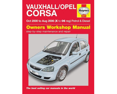 Haynes Workshop manual Vauxhall / Opel Corsa bensin och diesel (okt 2000-2006)