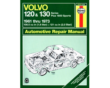 Haynes Workshop manual Volvo 120 & 130 Series (1961-1973) klassisk utskrift