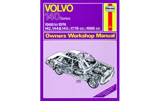 Haynes Workshop manual Volvo 142, 144 och 145 (1966-1974) klassisk utskrift