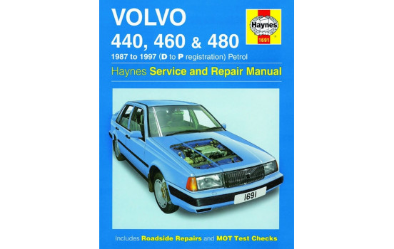 Haynes Workshop manual Volvo 440, 460 & 480 bensin (1987-1997)