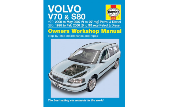 Haynes Workshop manual Volvo V70 / S80 bensin och diesel (1998 - 2007)