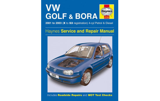 Haynes Workshop manual VW Golf & Bora 4-cyl. bensin och diesel (2001-2003)