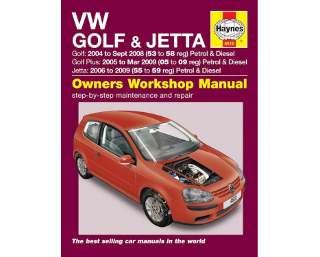 Haynes Workshop manual VW Golf / Golf Plus / Jetta bensin och diesel (2004-Sept 08) Golf Plus