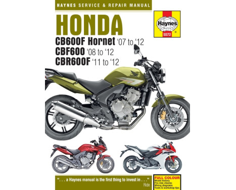 Honda CB600 Hornet, CBF600 & CBR600F (07 - 12)