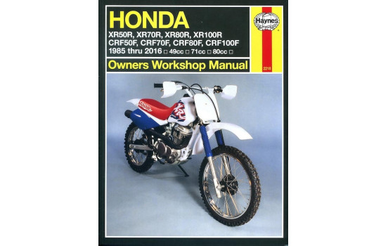 Honda XR50 / 70/80 / 100R och CRF50 / 70/80 / 100F (85-16)