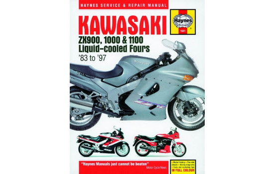 Kawasaki ZX900, 1000 & 1100 Vätskekylda fyra (83 - 97)