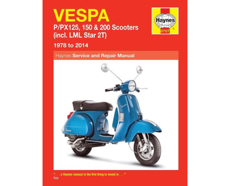 VespaP / PX 125, 150 & 200 skotrar (Inc. LML Star 2T) (78-14)