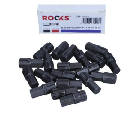 Rooks Bit 10 mm (3/8") Rib M13 x 30 mm, 20 stycken