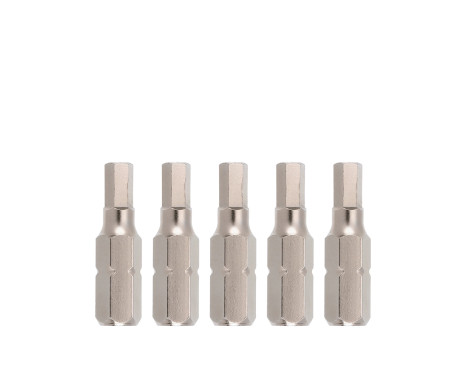 Sonic-bits 1/4" sexkantshylsa 25 mm 3 mm 5-delars.
