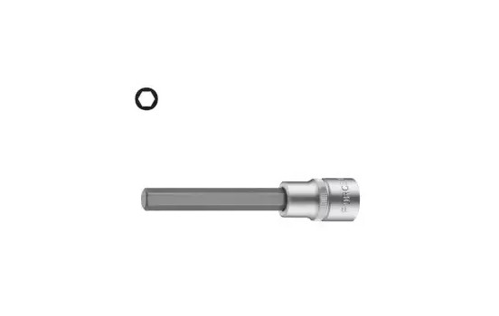 Force Bit Sockel lång 1/2" Hex 5mm 180mmL
