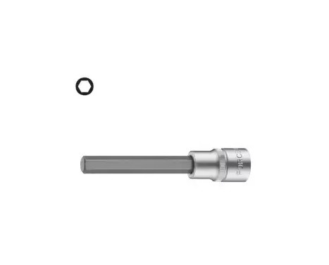 Force Bit Sockel lång 1/2" Hex 6mm 220mmL