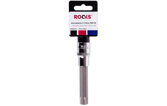 Rooks Bit Sockel 1/2, 100 MM, TORX 60