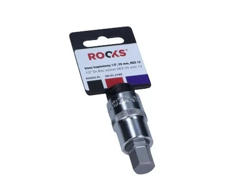 Rooks Bit Sockel 1/2'', 55mm hex 13