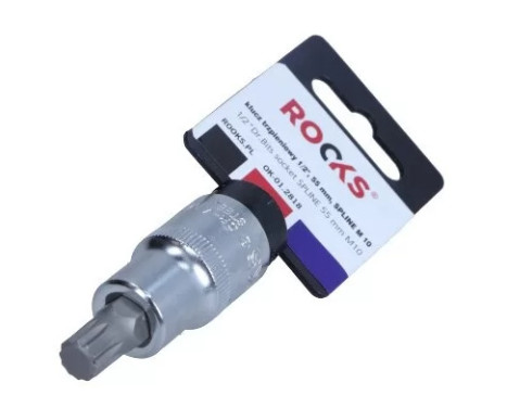 Rooks Bit Sockel 1/2, 55 MM, Multi-tooth M10