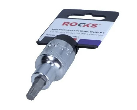 Rooks Bit Sockel 1/2, 55 MM, Pline M6