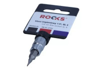 Rooks Bit Sockel 1/4", platt 4