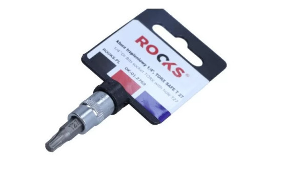 Rooks Bit Sockel 1/4" Torx T27