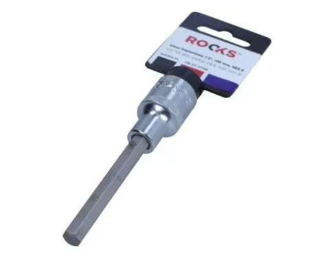 Rooks Bit Socket 1/2'', 100 mm sexkant 8