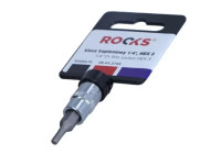 Rooks Bit Socket 1/4", Allen 3